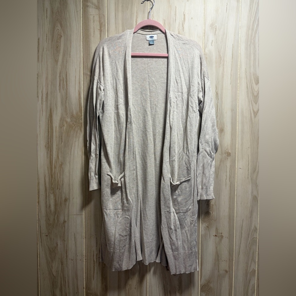 Old Navy Light Beige Long Cardigan